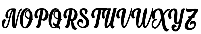 AmaryllisScript Font UPPERCASE