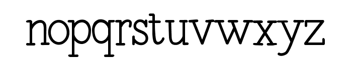 Amateur Hand Font LOWERCASE