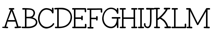 AmateurHandRegular Font UPPERCASE