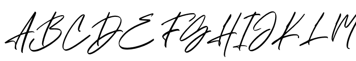 Amatya Signature Italic Font UPPERCASE
