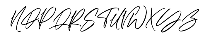 Amatya Signature Italic Font UPPERCASE