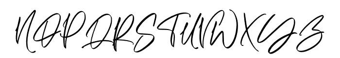 Amatya Signature Font UPPERCASE