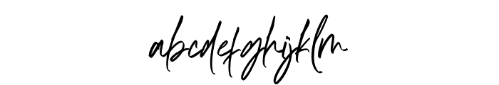 Amatya Signature Font LOWERCASE