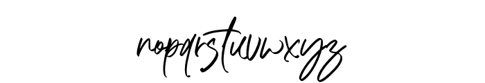 Amatya Signature Font LOWERCASE