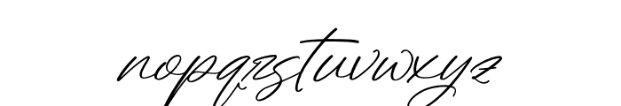 Amauqatte Italic Font LOWERCASE