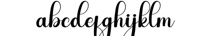 Amazing Calligraphy Font LOWERCASE