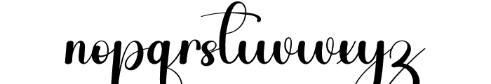 Amazing Calligraphy Font LOWERCASE