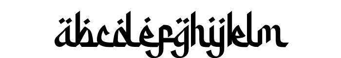 Amazing Ramadhan Font LOWERCASE