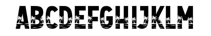 Amazing Summer Font LOWERCASE