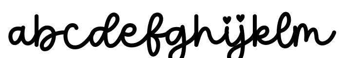 Amazing Teacher Script Font LOWERCASE