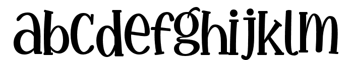 AmazinglyBeautiful-Regular Font LOWERCASE