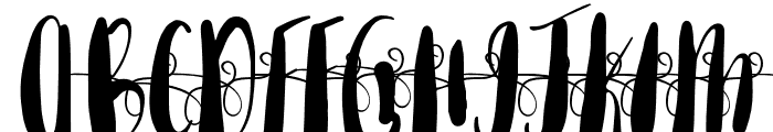 AmberLightFontswirlsUppercase-Regular Font LOWERCASE