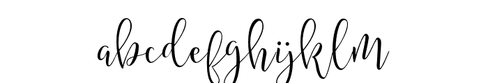 Amberlight Font LOWERCASE