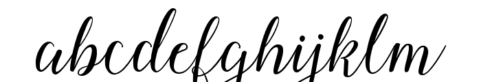 AmberlynScript-Regular Font LOWERCASE