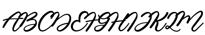 Ambrose-Regular Font UPPERCASE