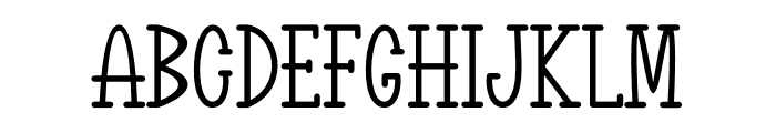 Amefres Font LOWERCASE