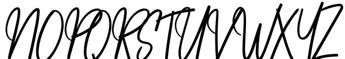 Amelanita Signature Font UPPERCASE