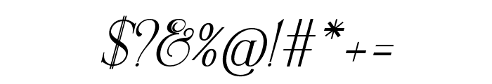Amelayona Bold Slant Italic Font OTHER CHARS