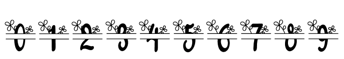 Amelda Monogram Font OTHER CHARS