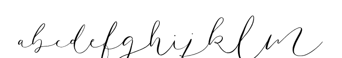 Amelie Signature Font LOWERCASE