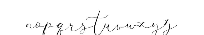 Amelie Signature Font LOWERCASE