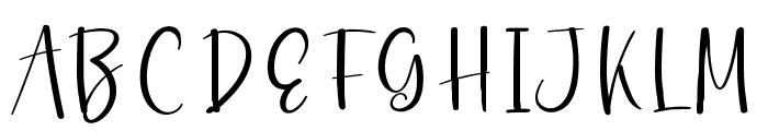Amelista Font UPPERCASE