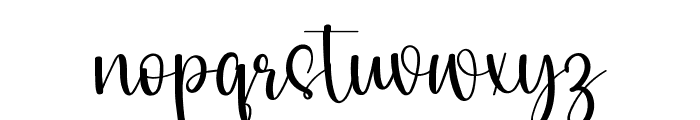 Amelista Font LOWERCASE