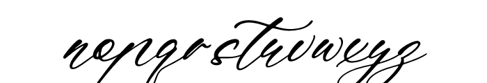 Amelistta Rooshery Italic Font LOWERCASE