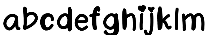 Ameliya Font LOWERCASE