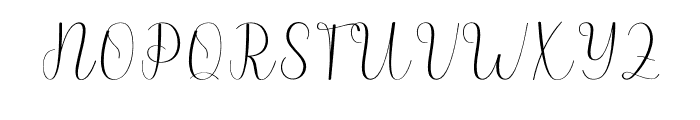 Amellia Carlotte Font UPPERCASE
