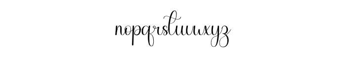 Amellia Carlotte Font LOWERCASE