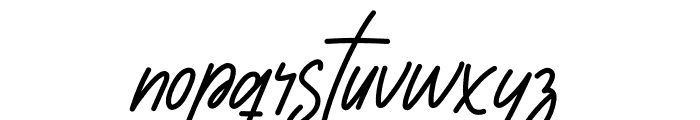 Amellinda Signature Font LOWERCASE