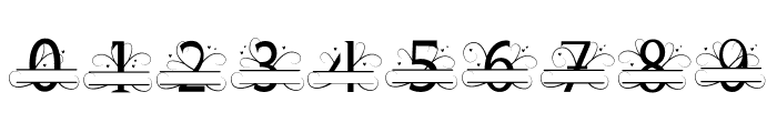 Amelya Monogram Font OTHER CHARS