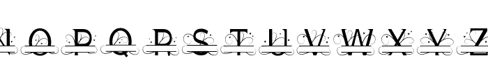 Amelya Monogram Font UPPERCASE