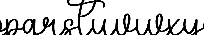 Amelya  Signature Font LOWERCASE