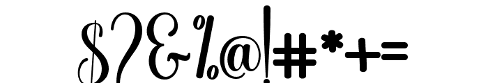 AmelyaScript Font OTHER CHARS