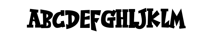 American Heroes Font LOWERCASE