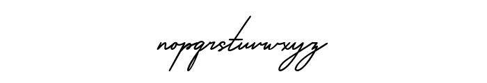 American Signature Font LOWERCASE