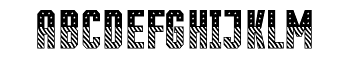 American Victory Font UPPERCASE