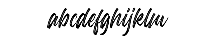 AmericanBrush-Regular Font LOWERCASE