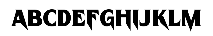 AmericanSlasher-Bold Font UPPERCASE