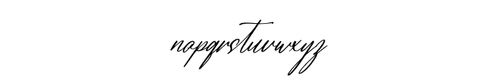 Amethykan Italic Font LOWERCASE