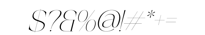 Amethys Mistralit Italic Italic Font OTHER CHARS