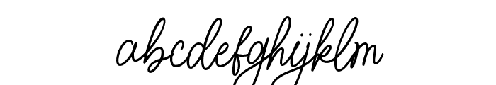 Amethyst Signature Regular Font LOWERCASE