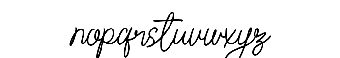 Amethyst Signature Regular Font LOWERCASE