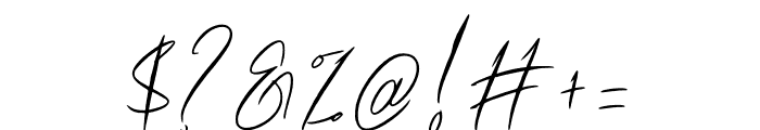 Amettasignature Font OTHER CHARS