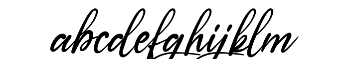 Ameyallinda Signatur Font LOWERCASE