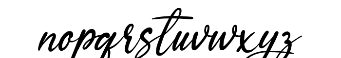 Ameyallinda Signatur Font LOWERCASE