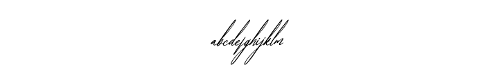 Amfenthari Italic Font LOWERCASE