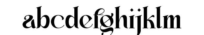 Amgior Font LOWERCASE